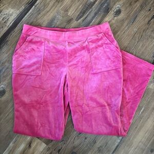 Juicy by Juicy Couture Hot Pink Velour Pants